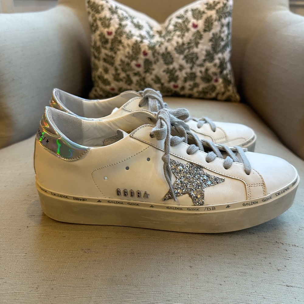 Golden Goose Hi Star Leather Sneakers 38 8